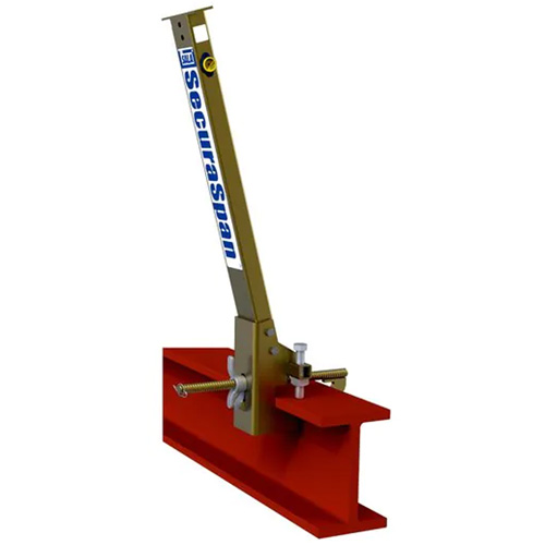 SecuraSpan I-Beam HLL Stanchion with Base Helyx Safety & Industrial Supplies