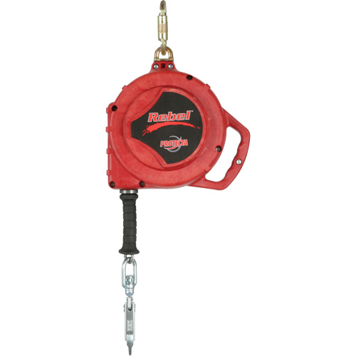 Rebel Self Retracting Lifeline, 50', Stainless Steel, Swivel Helyx Safety & Industrial Supplies
