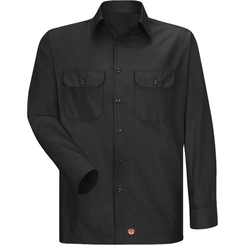 Chemise &agrave; manches longues en tissu ind&eacute;chirable, Hommes, 3T-Grand, Noir Helyx Safety & Industrial Supplies