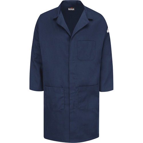 Blouse de laboratoire Excel FR ComforTouch, Coton, Grand, Bleu marin Helyx Safety & Industrial Supplies