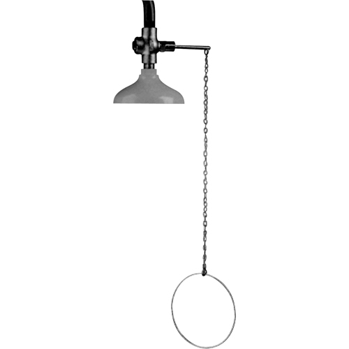 Douche d'urgence suspendue Lifesaver, Montage au plafond Helyx Safety & Industrial Supplies