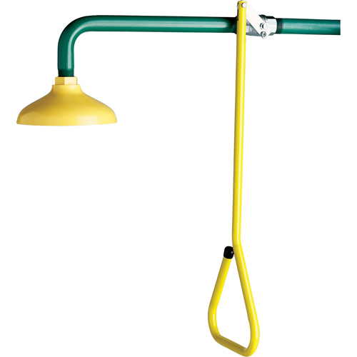 Douche d'urgence suspendue Lifesaver, Montage mural Helyx Safety & Industrial Supplies