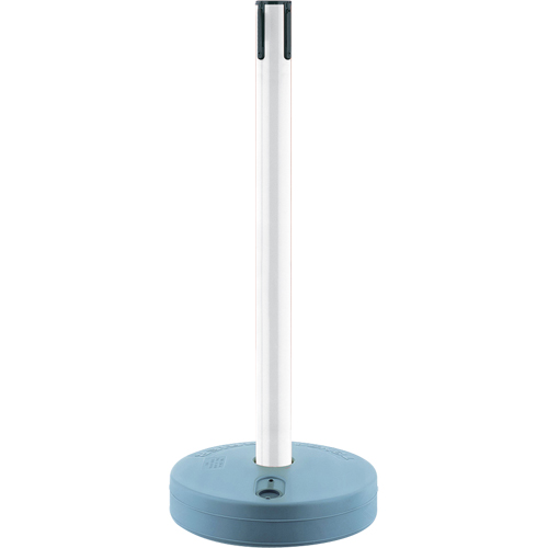 Tensabarrier ext&eacute;rieur - poteaux r&eacute;cepteurs, Hauteur de 37", Blanc Helyx Safety & Industrial Supplies