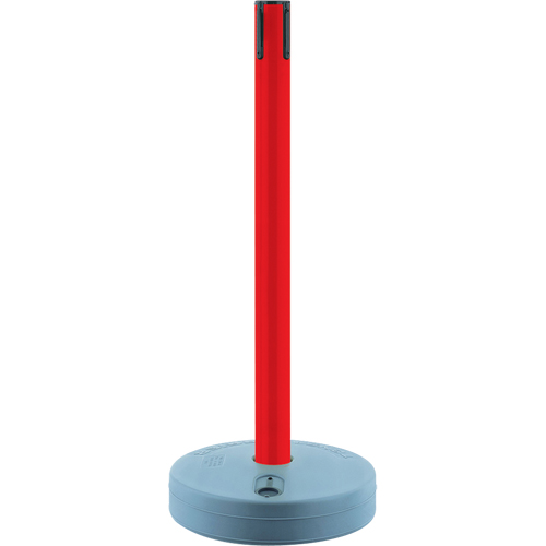 Tensabarrier ext&eacute;rieur - poteaux r&eacute;cepteurs, Hauteur de 37", Rouge Helyx Safety & Industrial Supplies