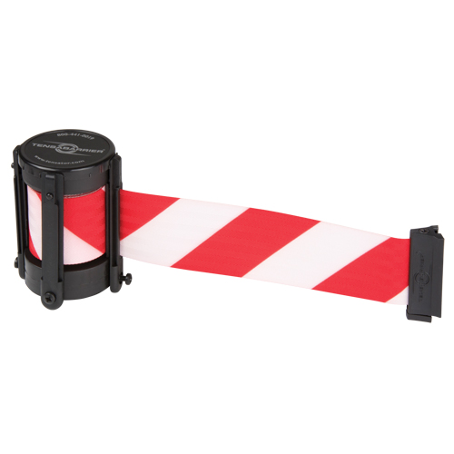 Replacement Cassettes For Utility, Advance & StowAway&reg; TensaBarrier&reg;, 13', White Tape Helyx Safety & Industrial Supplies