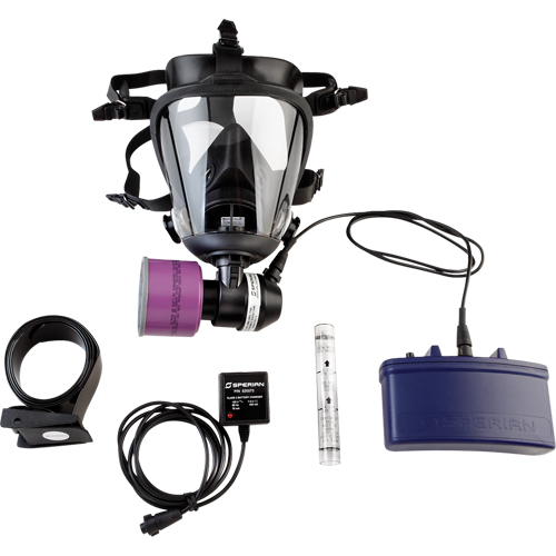 PR500 Series Face Mount PAPR, Facepiece Respirator, NiCd Battery Helyx Safety & Industrial Supplies