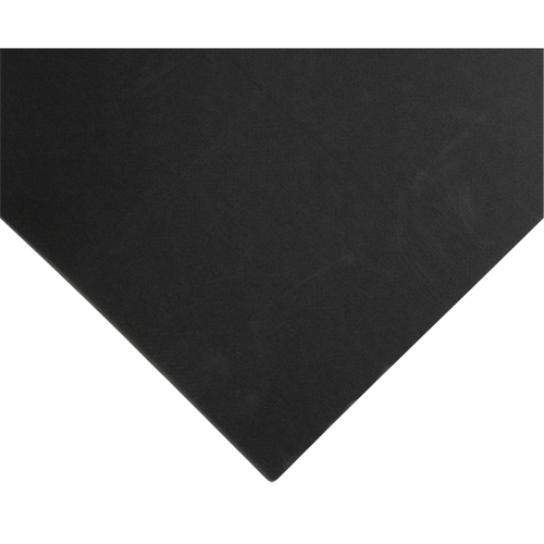 Electrically Conductive Mat No.785, 3' W x 5' L x 3/32" T, PVC, Smooth, Black Helyx Safety & Industrial Supplies