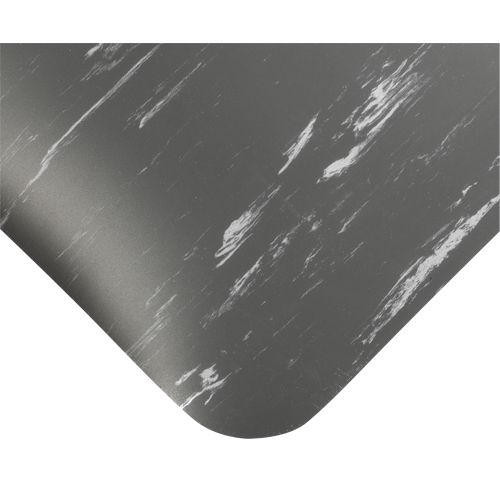 Tile-Top Select Anti-Microbial Mats No.494, Smooth, 2' x 10' x 1/2", Charcoal, PVC Helyx Safety & Industrial Supplies