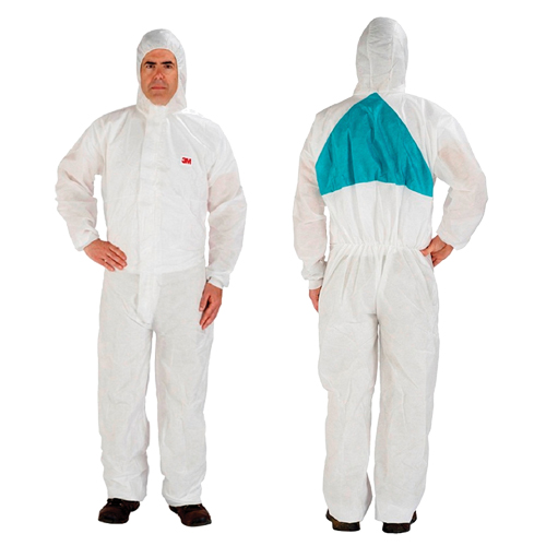Combinaison protectrice, 2T-Grand, Blanc, Polypropyl&egrave;ne/SMS Helyx Safety & Industrial Supplies