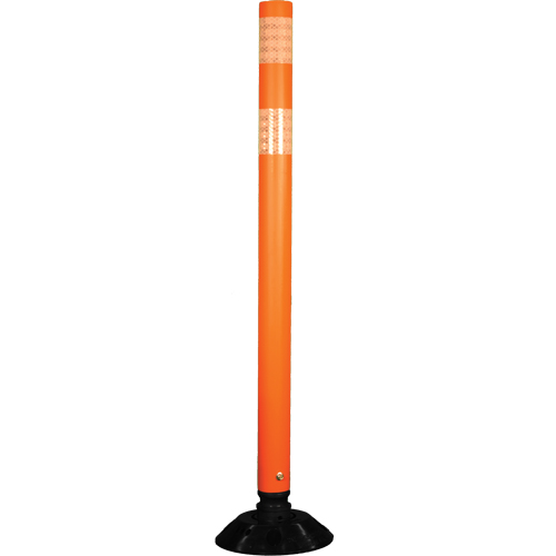 Impact Resistant Delineator, 36" H, Orange Helyx Safety & Industrial Supplies