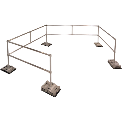 Syst&egrave;me RoofGuard classique - Trousses emball&eacute;es, Aluminium, 72" la x 216" lo x 42" ha Helyx Safety & Industrial Supplies