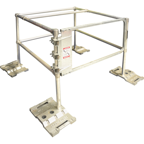 Syst&egrave;me RoofGuard classique - Trousse pour trappe, Aluminium, 48" la x 48" lo x 42" ha Helyx Safety & Industrial Supplies
