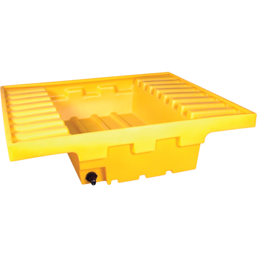 Contenant de confinement Ultra-Rack Sump, 51,5'' lo x 51,5'' la x 12" ha, 66 gal. US Capacit&eacute; Helyx Safety & Industrial Supplies