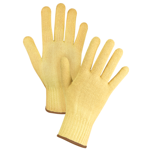 Seamless String Knit Gloves, Size Large/9, 7 Gauge, Kevlar&reg; Shell, ASTM ANSI Level A2/EN 388 Level 3 Helyx Safety & Industrial Supplies