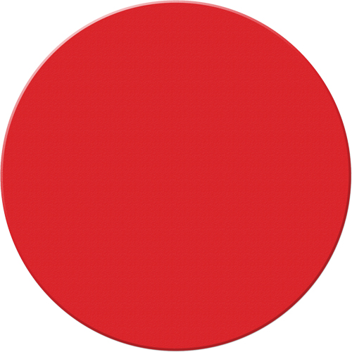 Marqueurs all&eacute;g&eacute;e/5S Armor Stripe, Cercle, 6" lo x 6" la, Rouge, Plastique Helyx Safety & Industrial Supplies