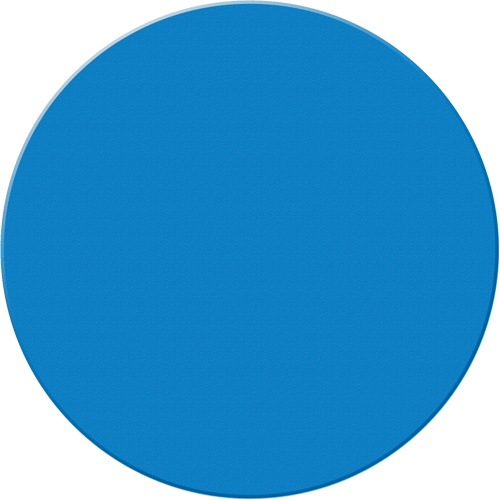 Armor Stripe Lean/5S Markers, Circle, 6" L x 6" W, Blue, Plastic Helyx Safety & Industrial Supplies