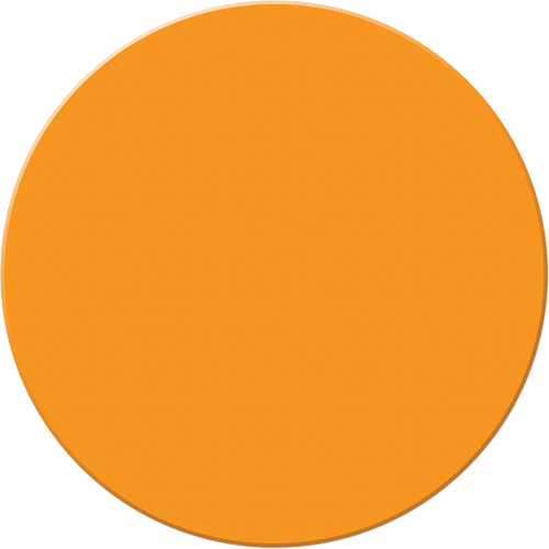 Armor Stripe Lean/5S Markers, Circle, 6" L x 6" W, Orange, Plastic Helyx Safety & Industrial Supplies