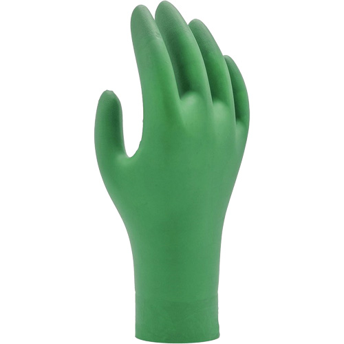 6110PF Biodegradable Gloves, X-Small, Nitrile, 4-mil, Powder-Free, Green Helyx Safety & Industrial Supplies