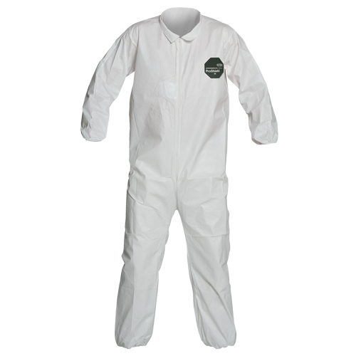 ProShield&reg; 50 Coveralls, Small, White, Microporous Helyx Safety & Industrial Supplies