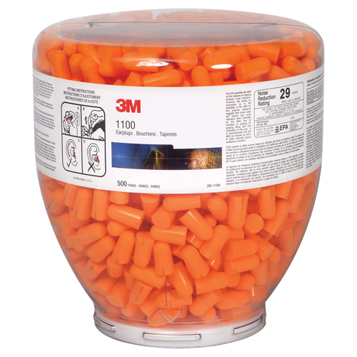E-A-R 1100 Series Earplugs Dispenser Bottle Refill, Bulk - Canister Helyx Safety & Industrial Supplies