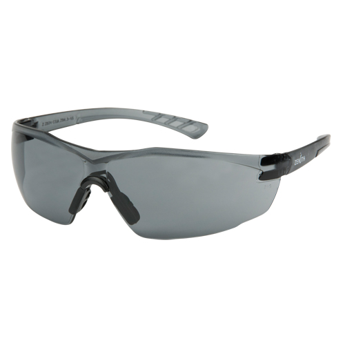 Lunettes de s&eacute;curit&eacute; s&eacute;rie Z700, Lentille Grise/fum&eacute;e, Anti-&eacute;gratignures, R&eacute;pond ou surpasse la norme CSA Z94.3 Helyx Safety & Industrial Supplies