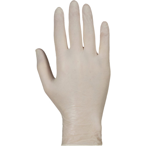 KeepKleen&reg; Disposable Medical Exam Grade Gloves, Large, Latex, 5-mil, Powder-Free, White, Class 2 Helyx Safety & Industrial Supplies