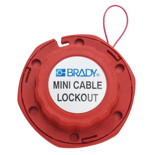 Mini Cable Lockout, 8' Length Helyx Safety & Industrial Supplies