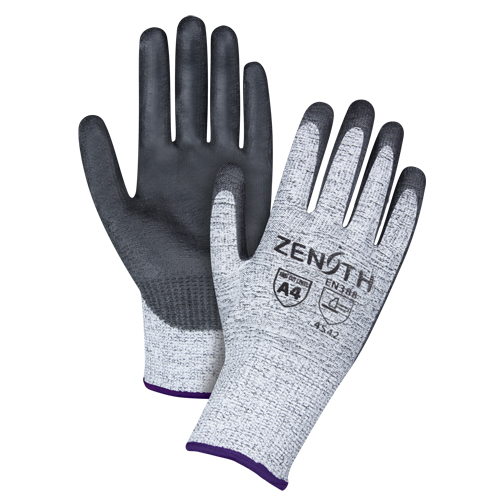 Gants &eacute;lastiques sans coutures r&eacute;sistants &agrave; la coupe, Taille 6/T-petit, Calibre 13, Rev&ecirc;tement Polyur&eacute;thane, Enveloppe en PEHP, ANSI/ISEA 105 niveau 4/EN 388 niveau 5 Helyx Safety & Industrial Supplies