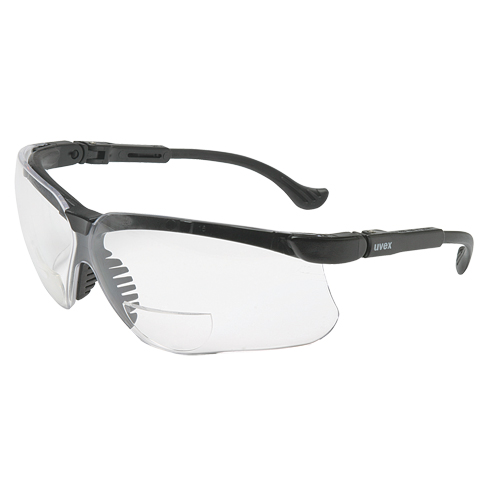 Lunettes de s&eacute;curit&eacute; Uvex Genesis avec verres de lecture, Anti-&eacute;gratignures, Transparent, Dioptrie 1,5 Helyx Safety & Industrial Supplies