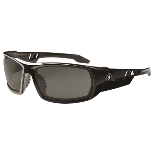 Skullerz&reg; Odin Safety Glasses, Grey/Smoke Lens, Anti-Scratch, ANSI Z87+/Meets/Exceeds CSA Z94.3 Helyx Safety & Industrial Supplies