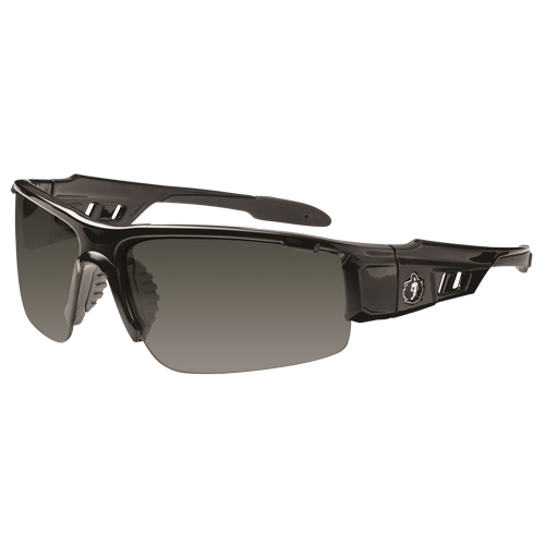 Skullerz&reg; Dagr Safety Glasses, Grey/Smoke Lens, Anti-Scratch, ANSI Z87+/Meets/Exceeds CSA Z94.3 Helyx Safety & Industrial Supplies