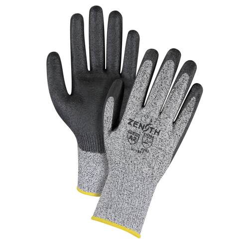Seamless Stretch Cut-Resistant Gloves, Size Large/9, 13 Gauge, Polyurethane Coated, HPPE Shell, ANSI/ISEA 105 Level 2/EN 388 Level 3 Helyx Safety & Industrial Supplies