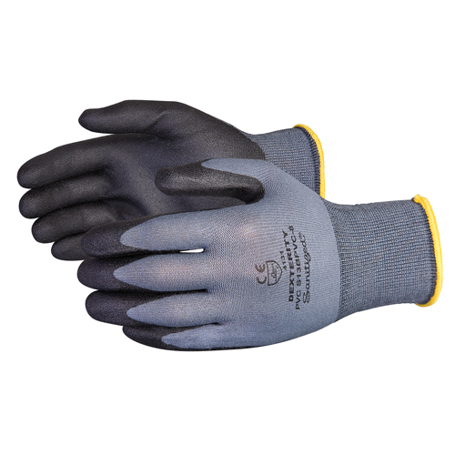 Dexterity&reg; Coated Gloves, 11/2X-Large, PVC Coating, 13 Gauge, Nylon Shell Helyx Safety & Industrial Supplies