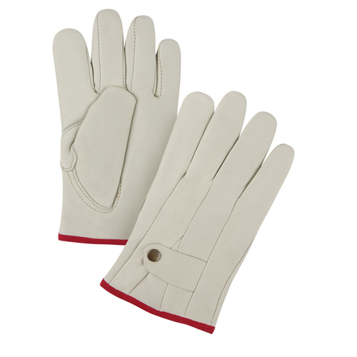 Gants de cordeur de premi&egrave;re qualit&eacute;, Petit, Paume Cuir fleur de vache Helyx Safety & Industrial Supplies
