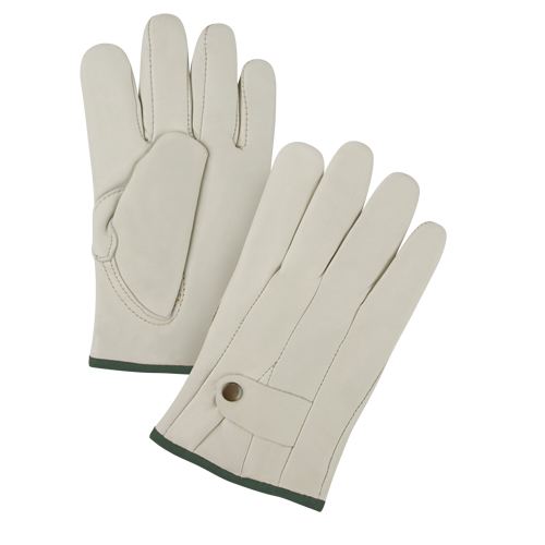 Gants de cordeur de premi&egrave;re qualit&eacute;, Moyen, Paume Cuir fleur de vache Helyx Safety & Industrial Supplies