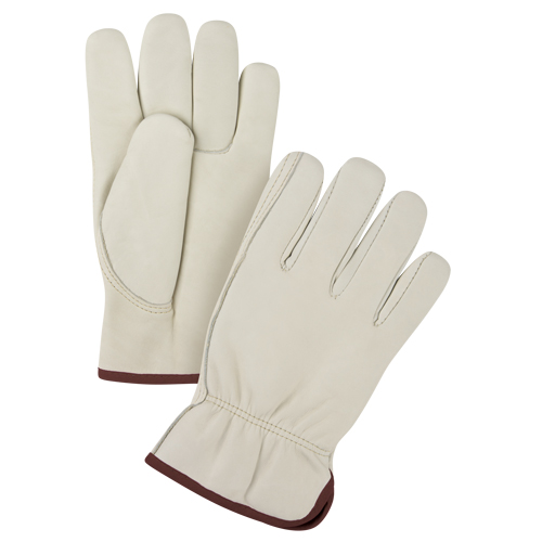 Premium Driver's Gloves, Large, Grain Cowhide Palm Helyx Safety & Industrial Supplies
