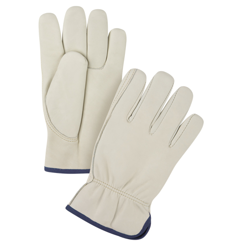 Premium Driver's Gloves, X-Large, Grain Cowhide Palm Helyx Safety & Industrial Supplies