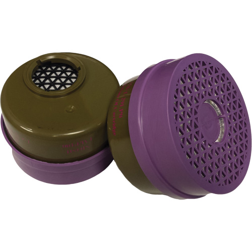 Respirator Cartridge, Gas/Vapour Cartridge, Multi Gas/Organic Vapour/P100 Filter Helyx Safety & Industrial Supplies