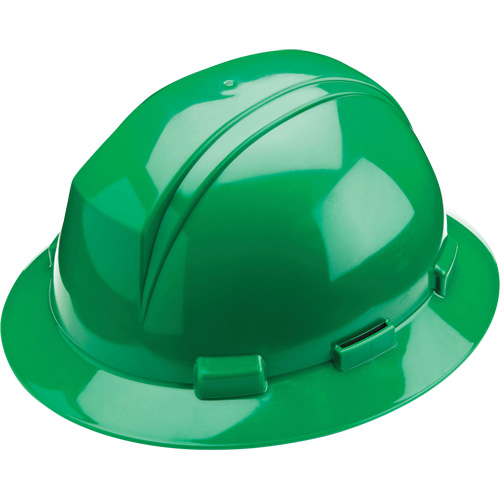 North&reg; Kilimanjaro Full Brim Hardhat, Meets CSA Type 2, Ratchet Suspension, Non-Vented Helyx Safety & Industrial Supplies
