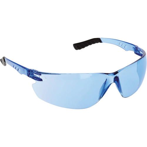 Dynamic Firebird Safety Glasses, Blue Lens, Anti-Scratch/Anti-Static, ANSI Z87+/Meets/Exceeds CSA Z94.3 Helyx Safety & Industrial Supplies
