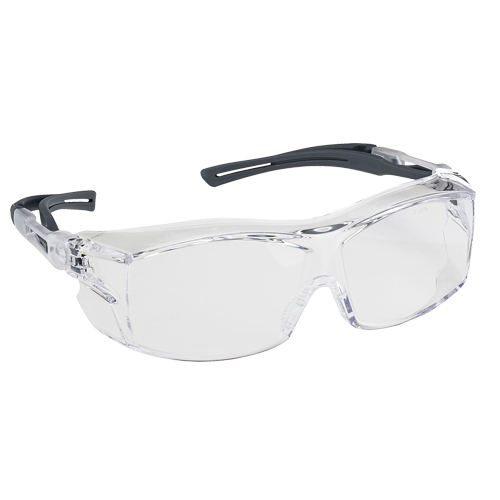 Lunettes de s&eacute;curit&eacute; s&eacute;rie Extra OTG Dynamic, Lentille Transparent, Antibu&eacute;e/Anti-&eacute;gratignures, ANSI Z87+/R&eacute;pond ou surpasse la norme CSA Z94.3 Helyx Safety & Industrial Supplies