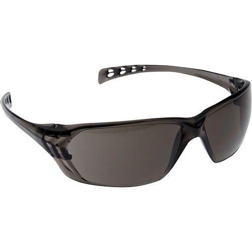 Dynamic Solus Safety Glasses, Smoke Lens, Anti-Scratch/Anti-Static, ANSI Z87+/Meets/Exceeds CSA Z94.3 Helyx Safety & Industrial Supplies