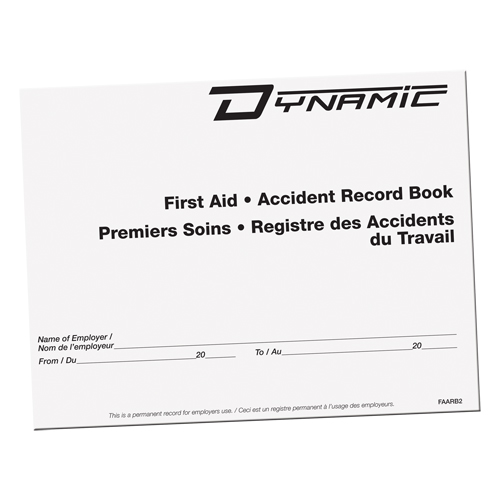 Livret pour rapport d'accident Dynamic Helyx Safety & Industrial Supplies