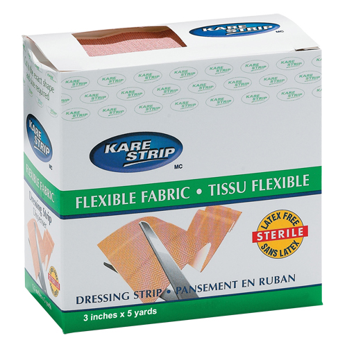 Dynamic Elastic Dressing Bandage, Rectangular/Square, 180", Cloth/Fabric, Non-Sterile Helyx Safety & Industrial Supplies
