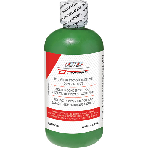 Dynamic Eyewash Additive Concentrate, Full Bottle, 8 oz. Helyx Safety & Industrial Supplies