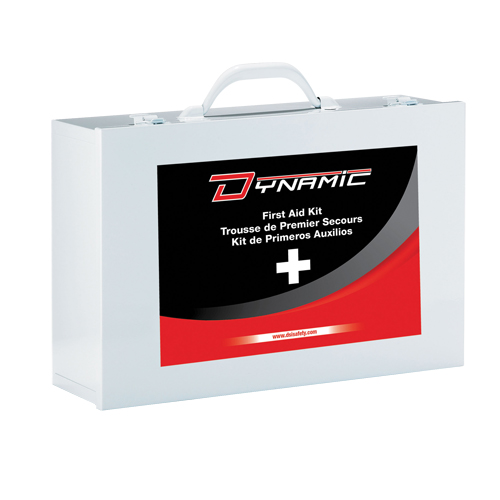 Dynamic Ontario First Aid Kit, Class 1 Medical Device, Metal B Helyx Safety & Industrial Supplies