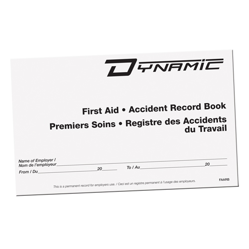 Livret pour rapport d'accident Dynamic Helyx Safety & Industrial Supplies