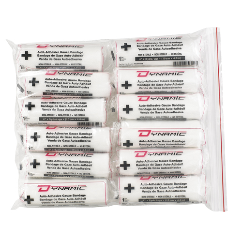 Dynamic Gauze Bandage, Roll, 15' L x 4" W, Medical Device Class 1 Helyx Safety & Industrial Supplies