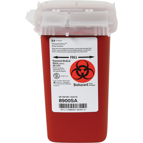 Contenant phl&eacute;botomie Sharps Dynamic, Capacit&eacute; de 1 L Helyx Safety & Industrial Supplies