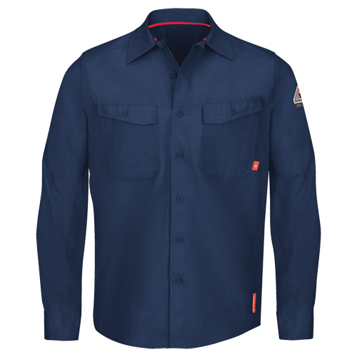 Chemises de travail IQ Endurance pour hommes, Petit, Bleu marin Helyx Safety & Industrial Supplies